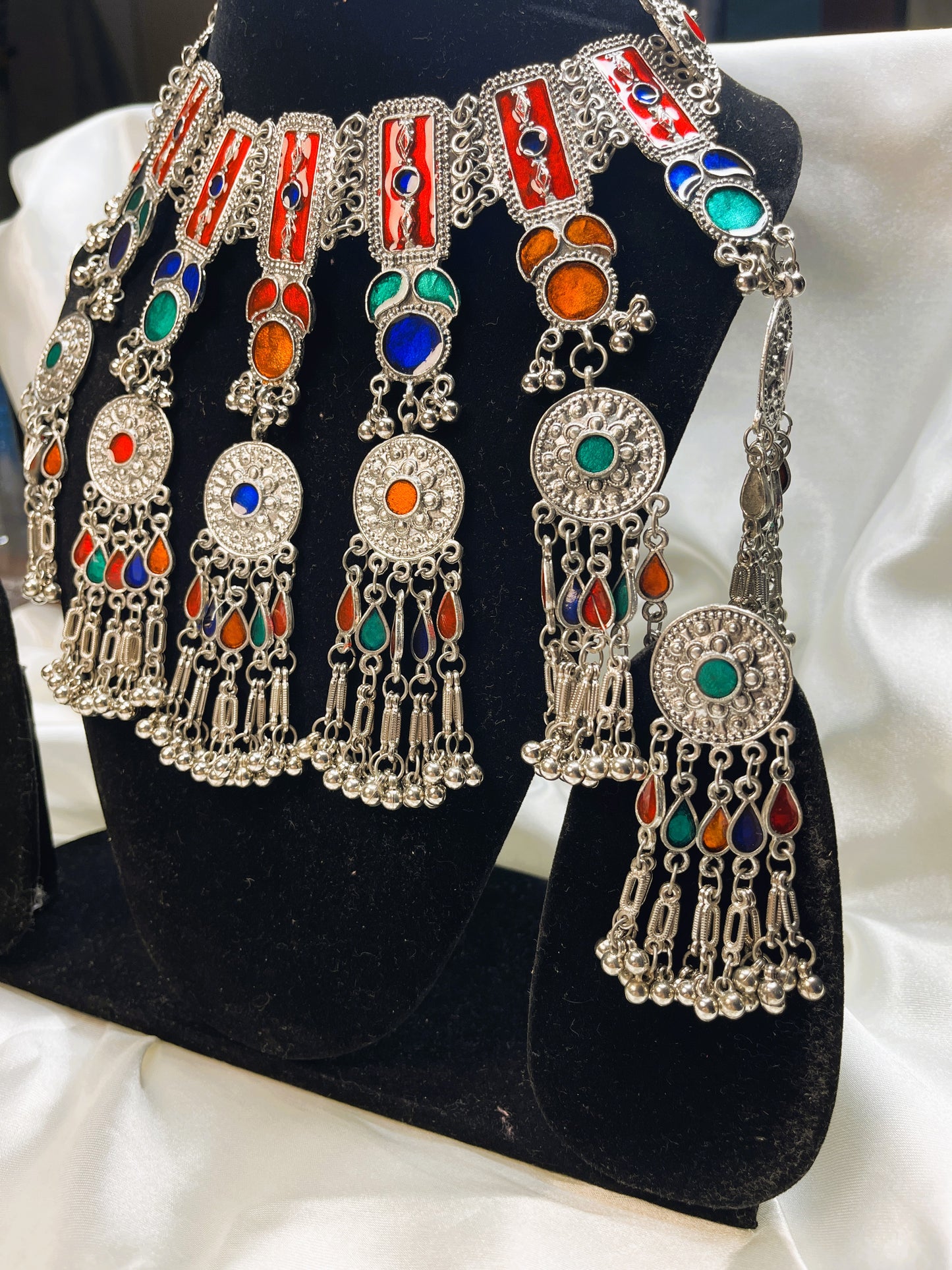 Rajeshwari Oxidised Necklace Set