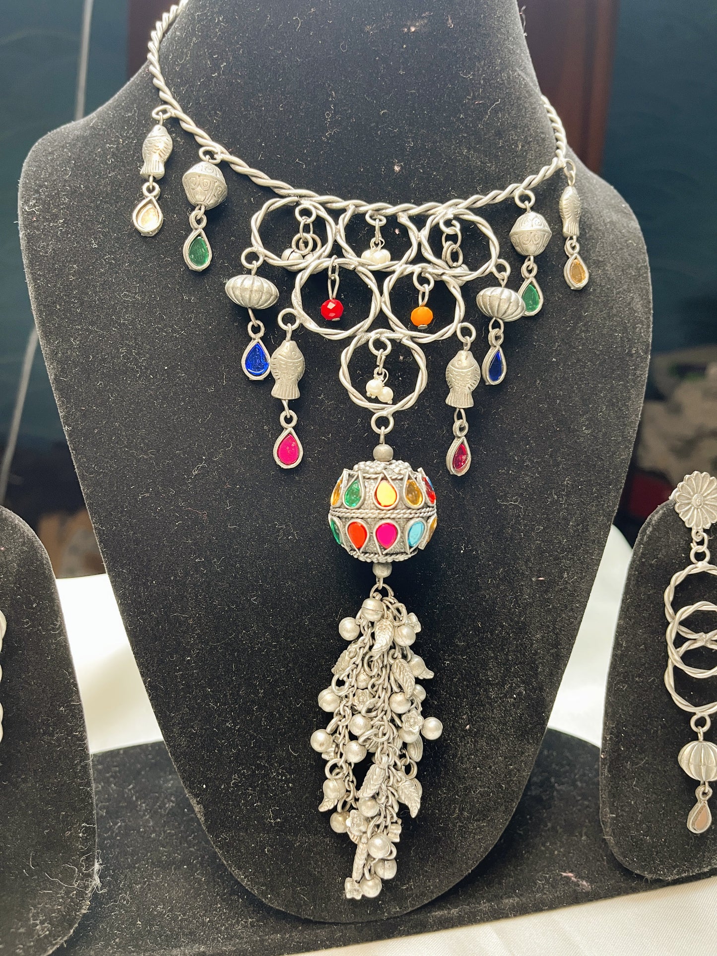 Kanika Oxidised Choker Set