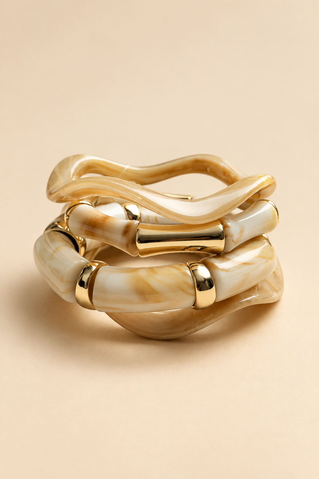 The Sand Stone 4 Bangles Stack