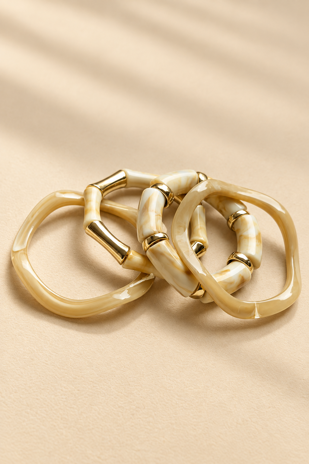 The Sand Stone 4 Bangles Stack