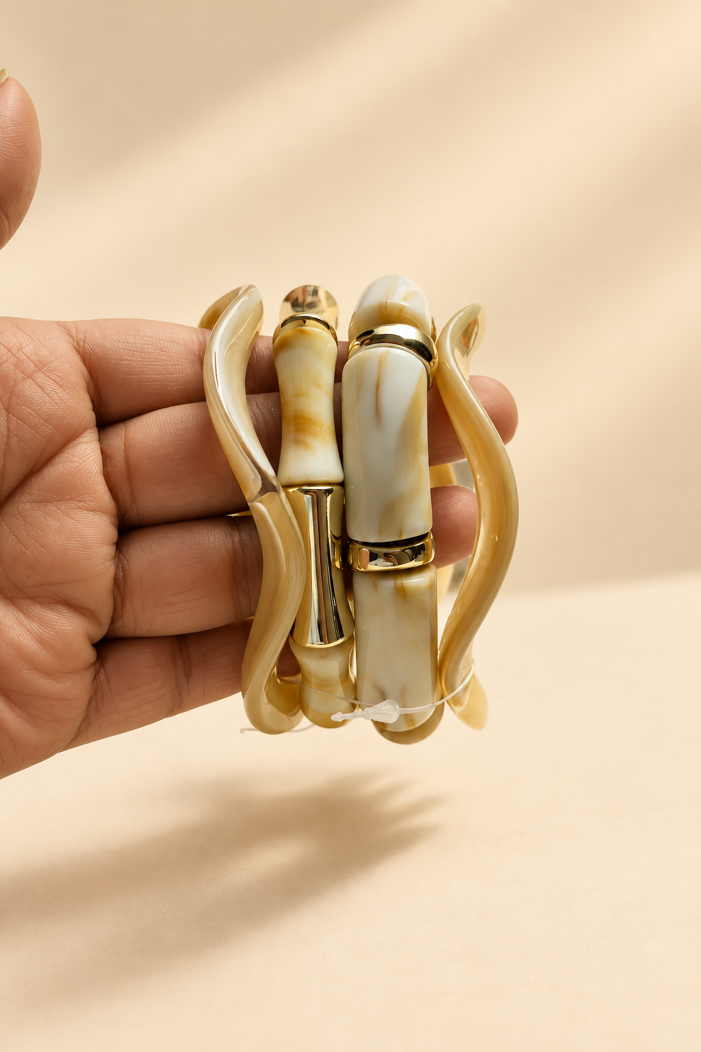 The Sand Stone 4 Bangles Stack