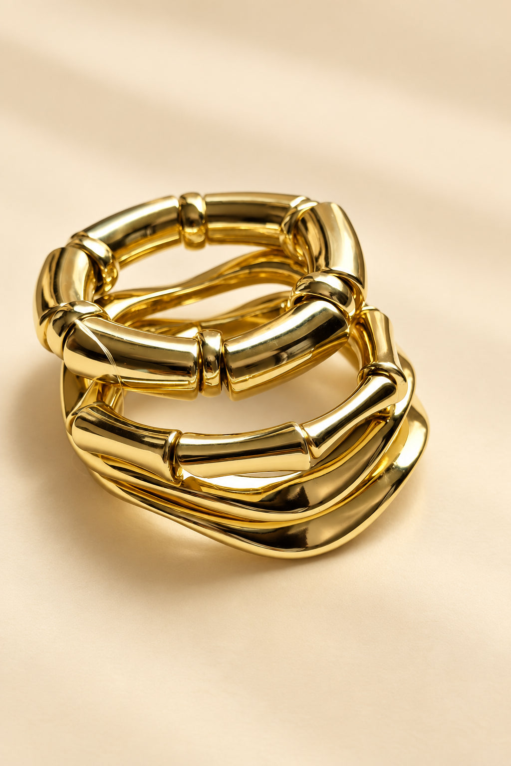 The Golden Hour 4 Bangles Stack