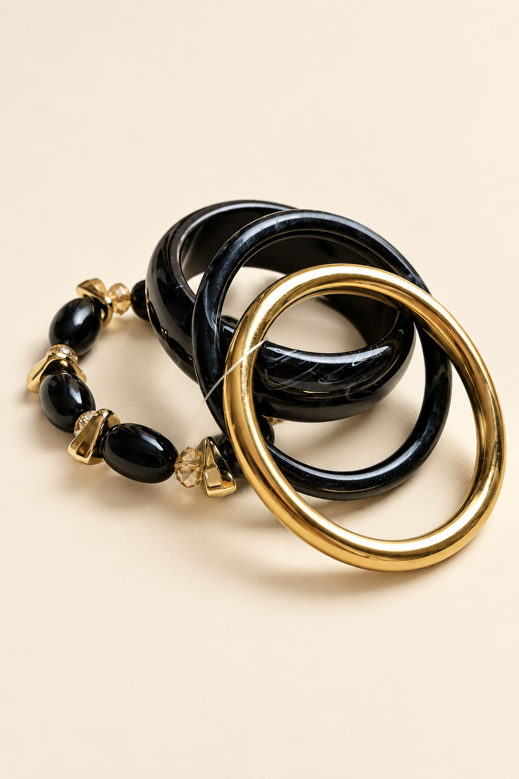 The Midnight Four Bangles Stack