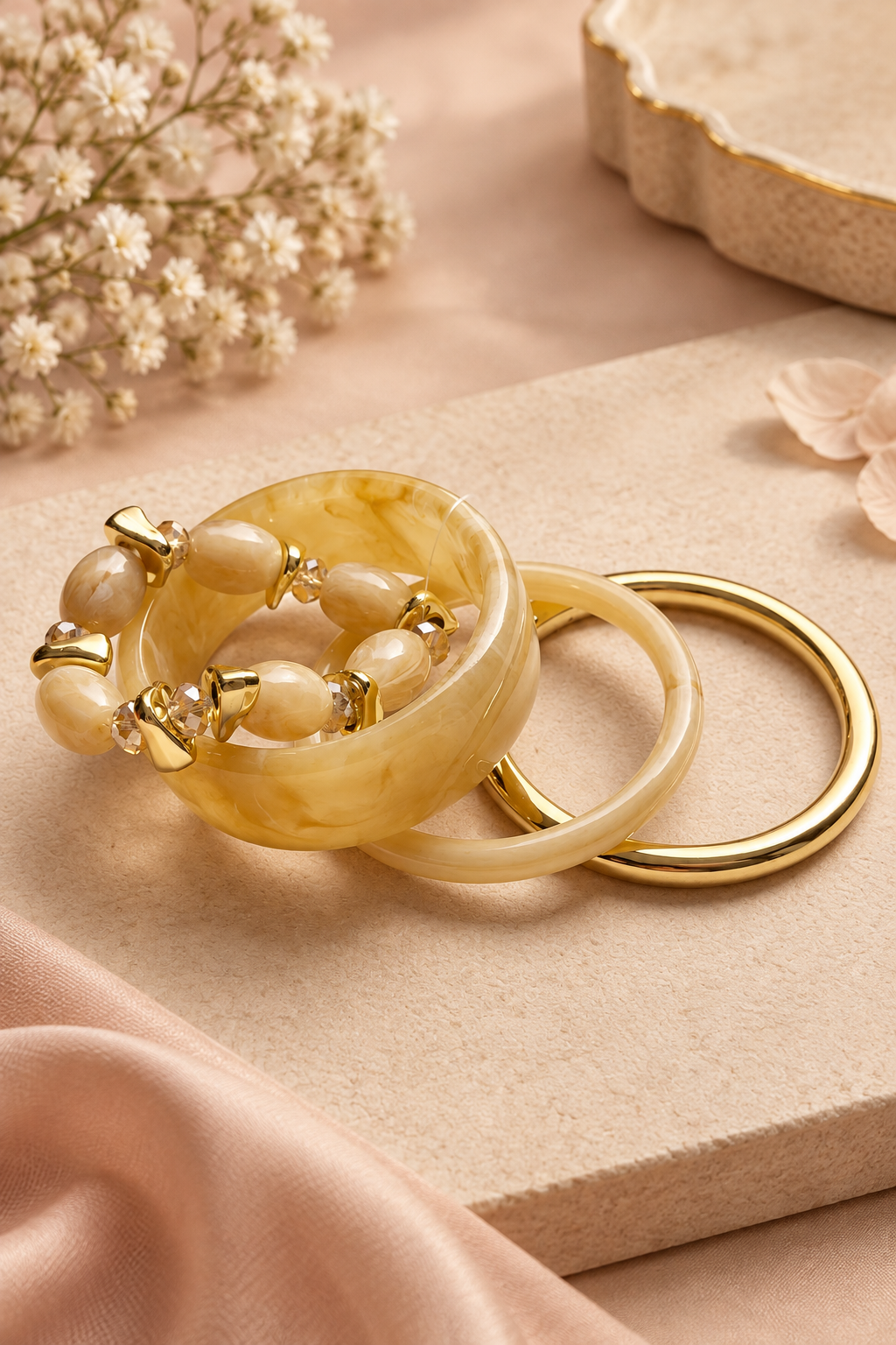 The Nude Four Bangles Stack