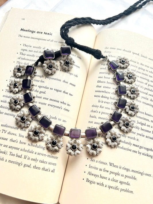 Midnight Blossom Necklace Set