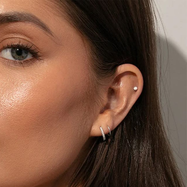 Fake Double Piercing Earrings