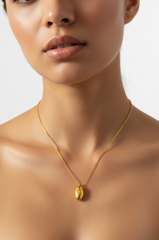 18K Elysian Face Necklace