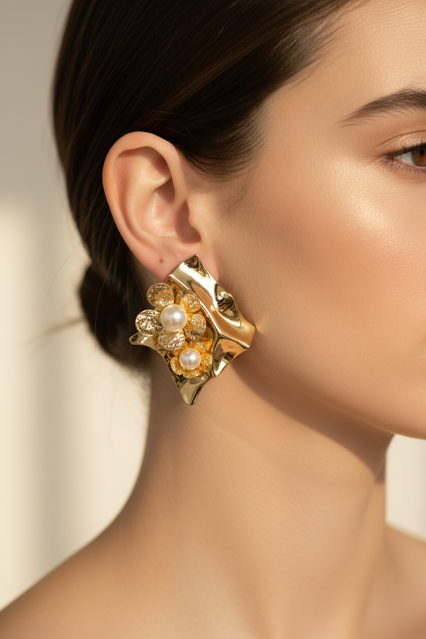 Magical Flora Frame Earrings