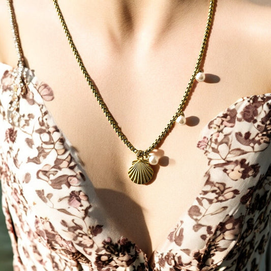 18K Gold Plated Mermaid Whisper Necklace