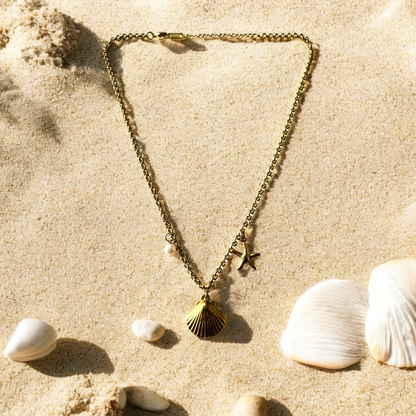 18K Gold Plated Seabreeze Glow Necklace