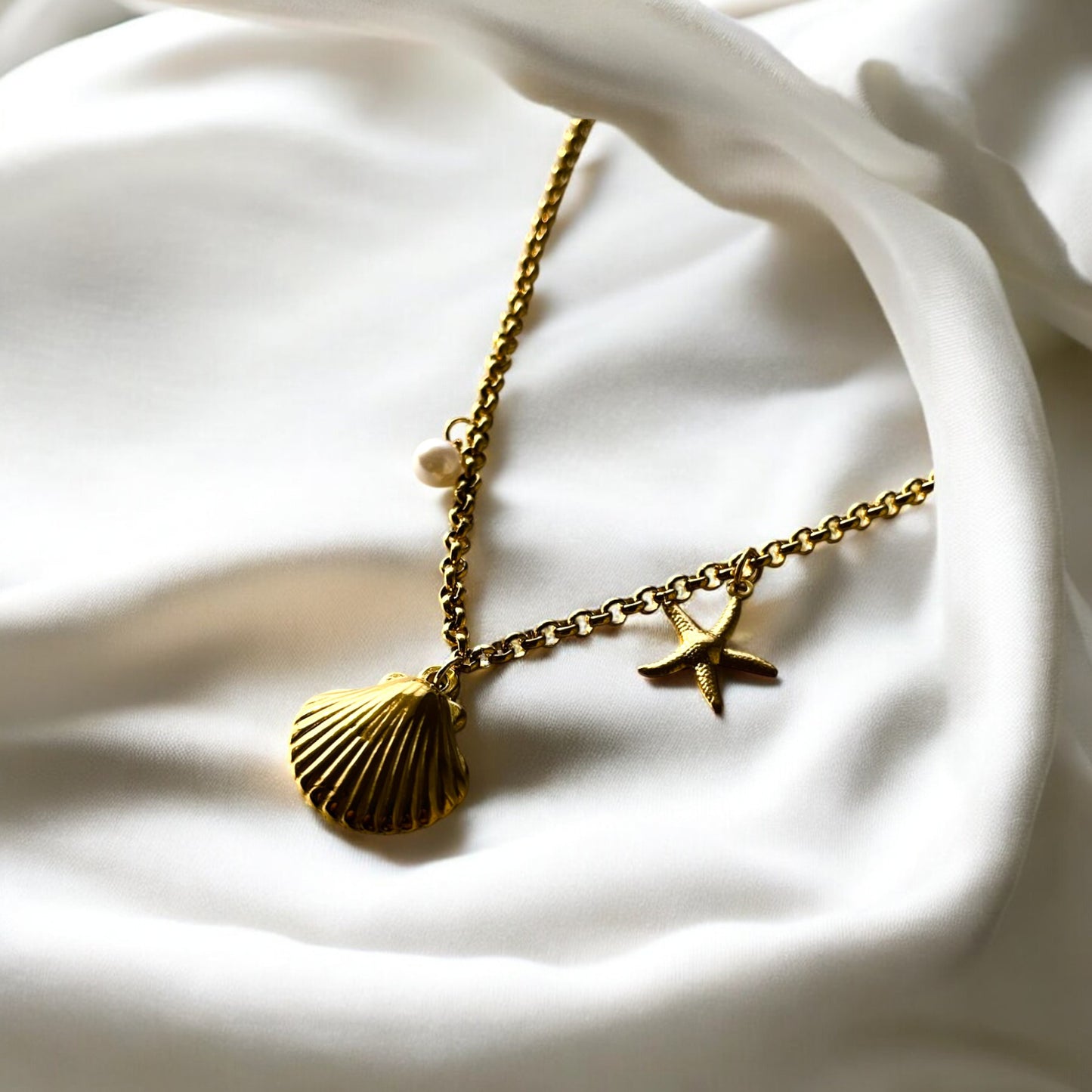 18K Gold Plated Seabreeze Glow Necklace