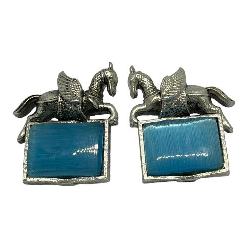 SS Equine Majesty Square Monalisa Stone Studs