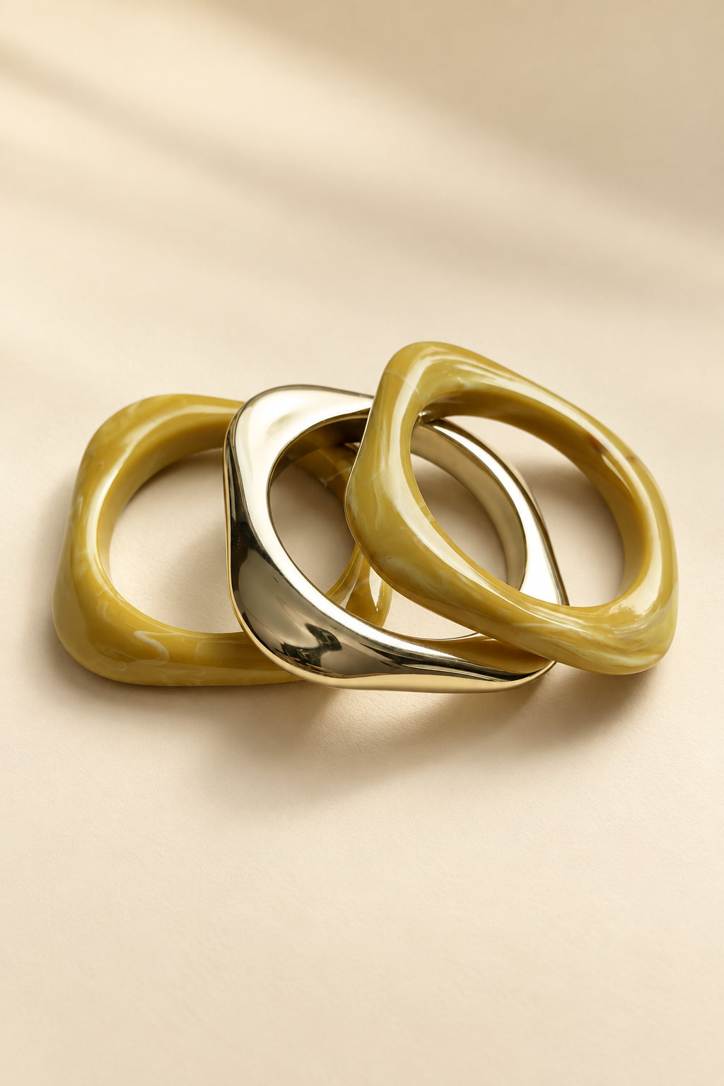 The Marigold Three Bangles Stack