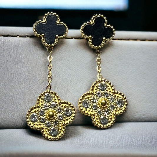 SS Top Bottom Flora Earrings