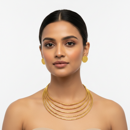 SS Victoria five layer Hasli Choker